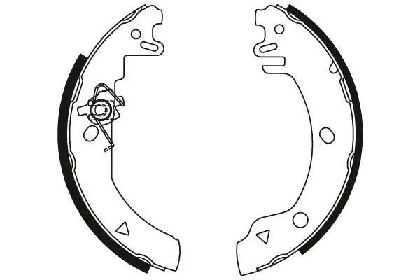 Handler.Part Brake shoe set TRW GS8280 2