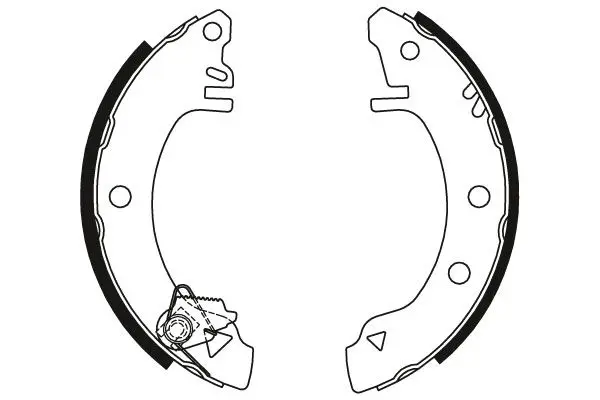 Handler.Part Brake shoe set TRW GS8320 2