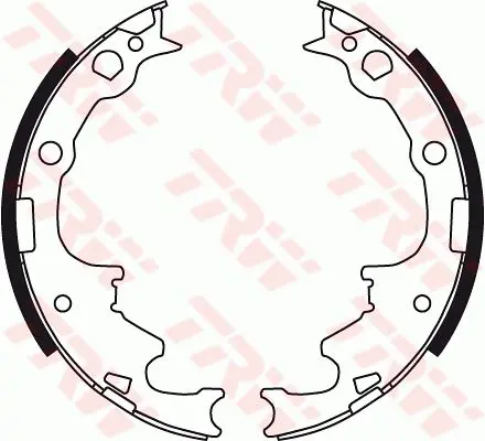 Handler.Part Brake shoe set TRW GS8413 2