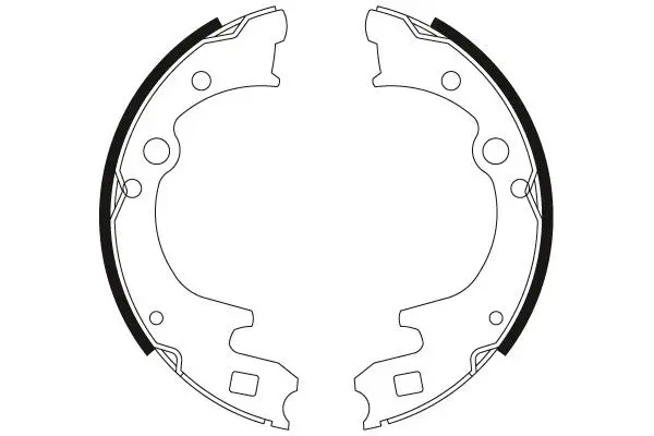 Handler.Part Brake shoe set TRW GS8428 2