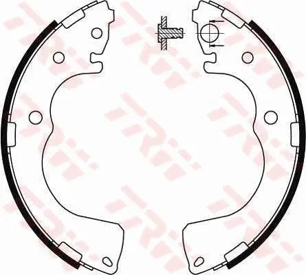 Handler.Part Brake shoe set TRW GS8435 1