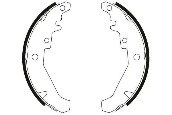 Handler.Part Brake shoe set TRW GS8436 2