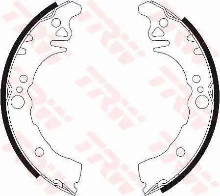 Handler.Part Brake shoe set TRW GS8452 1