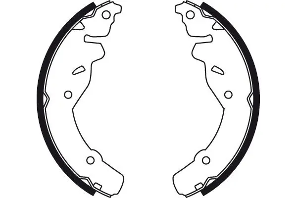 Handler.Part Brake shoe set TRW GS8465 2