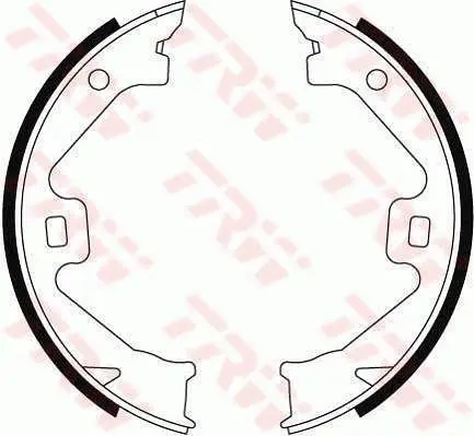 Handler.Part Brake shoe set, parking brake TRW GS8469 1