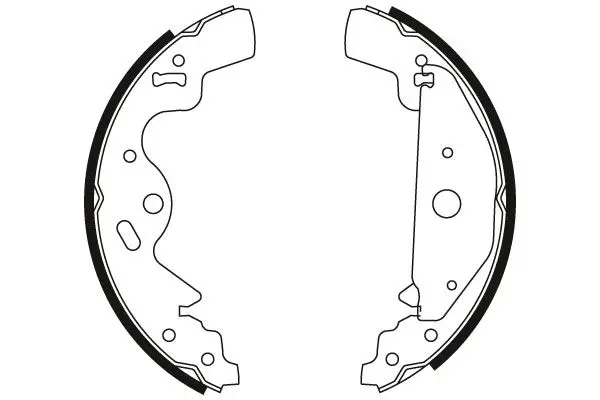 Handler.Part Brake shoe set TRW GS8477 2