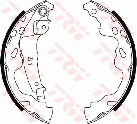 Handler.Part Brake shoe set TRW GS8480 1