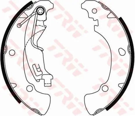 Handler.Part Brake shoe set TRW GS8488 1