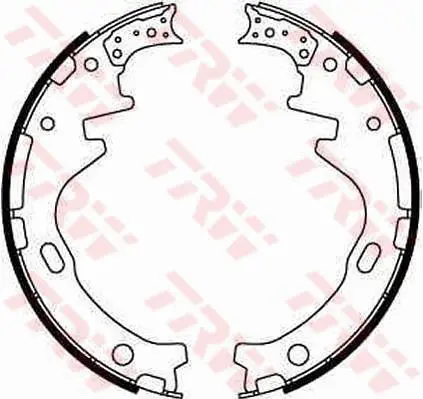 Handler.Part Brake shoe set TRW GS8515 1