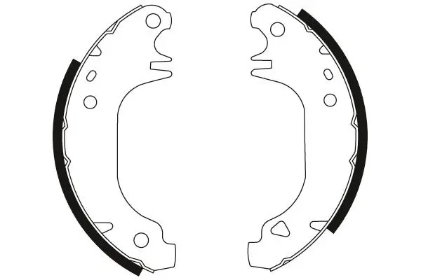 Handler.Part Brake shoe set TRW GS8532 2