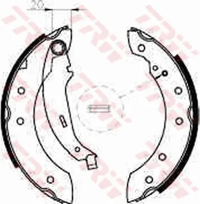 Handler.Part Brake shoe set TRW GS8534 1