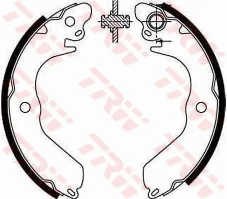 Handler.Part Brake shoe set TRW GS8553 1