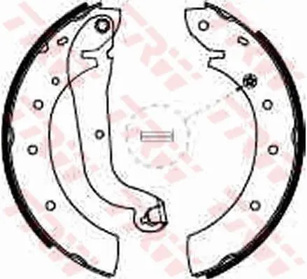 Handler.Part Brake Shoe Set TRW GS8557 1