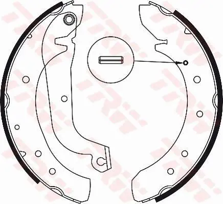 Handler.Part Brake Shoe Set TRW GS8562 1