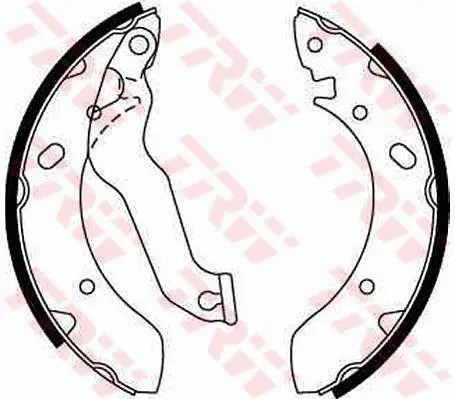 Handler.Part Brake shoe set TRW GS8569 1