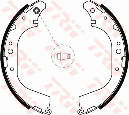 Handler.Part Brake shoe set TRW GS8592 1