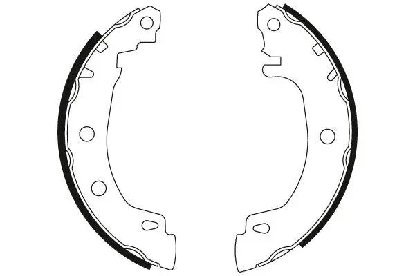 Handler.Part Brake shoe set TRW GS8616 2