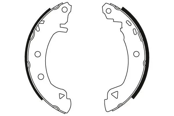 Handler.Part Brake shoe set TRW GS8631 2