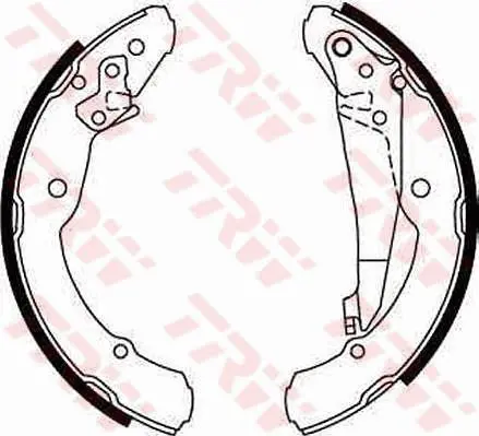 Handler.Part Brake shoe set TRW GS8639 1