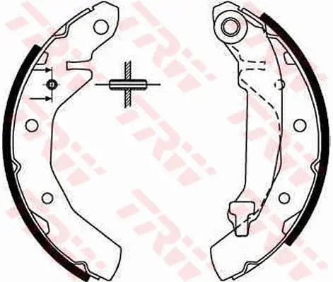 Handler.Part Brake shoe set TRW GS8646 1