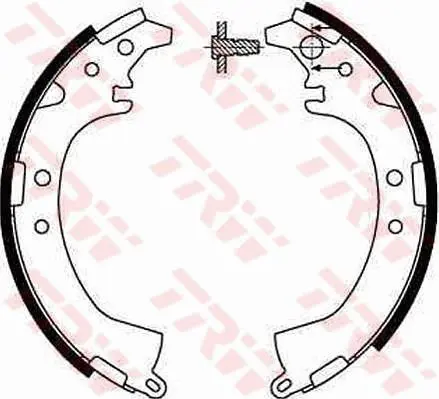 Handler.Part Brake shoe set TRW GS8649 1