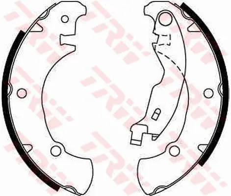 Handler.Part Brake shoe set TRW GS8654 1