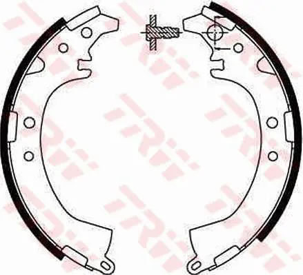 Handler.Part Brake shoe set TRW GS8672 1