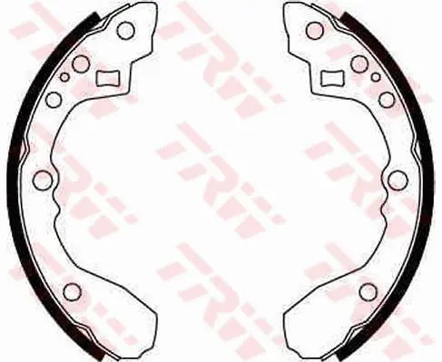 Handler.Part Brake shoe set TRW GS8675 1