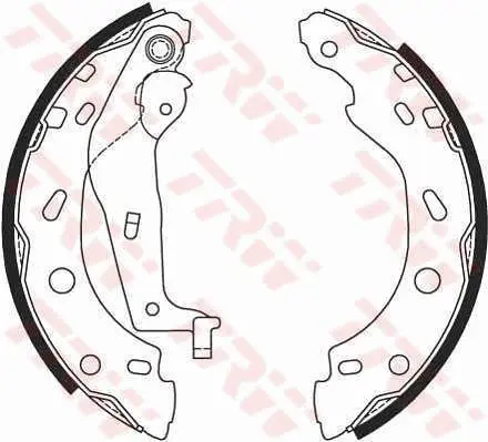 Handler.Part Brake shoe set TRW GS8685 1