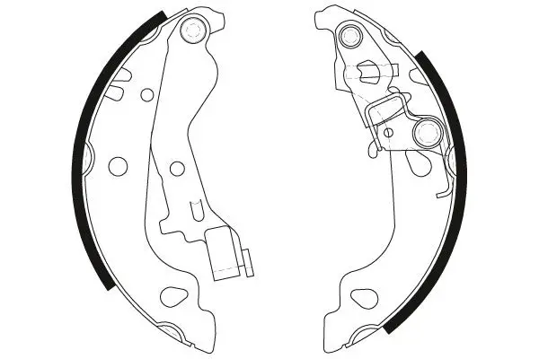 Handler.Part Brake shoe set TRW GS8686 2