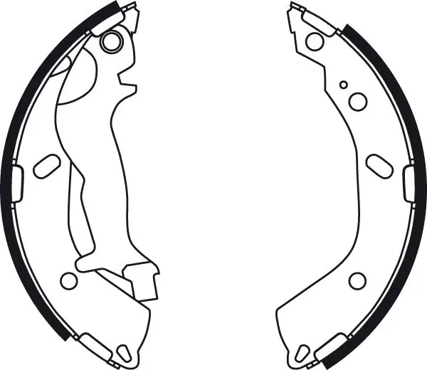 Handler.Part Brake shoe set TRW GS8707 2