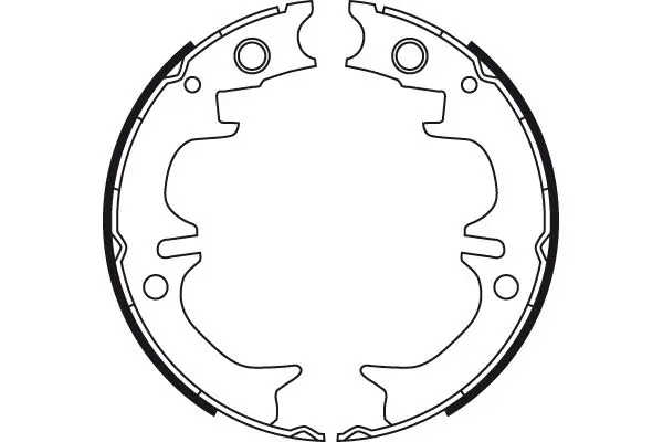 Handler.Part Brake shoe set, parking brake TRW GS8714 2