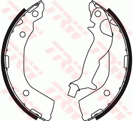 Handler.Part Brake shoe set TRW GS8737 1