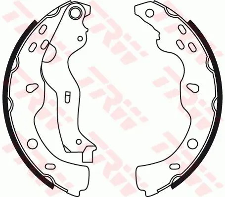 Handler.Part Brake shoe set TRW GS8743 1