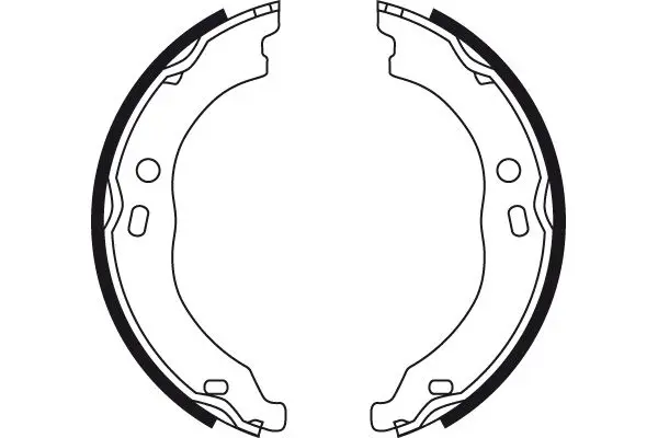 Handler.Part Brake shoe set, parking brake TRW GS8744 2