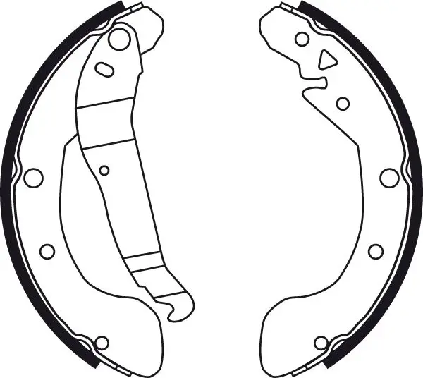 Handler.Part Brake shoe set TRW GS8748 2