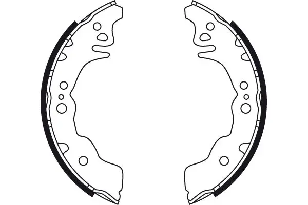 Handler.Part Brake shoe set TRW GS8750 2