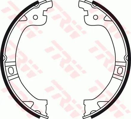 Handler.Part Brake shoe set, parking brake TRW GS8759 1