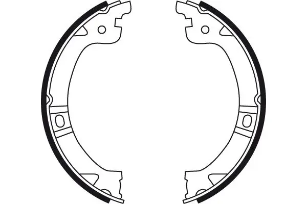 Handler.Part Brake shoe set, parking brake TRW GS8759 2