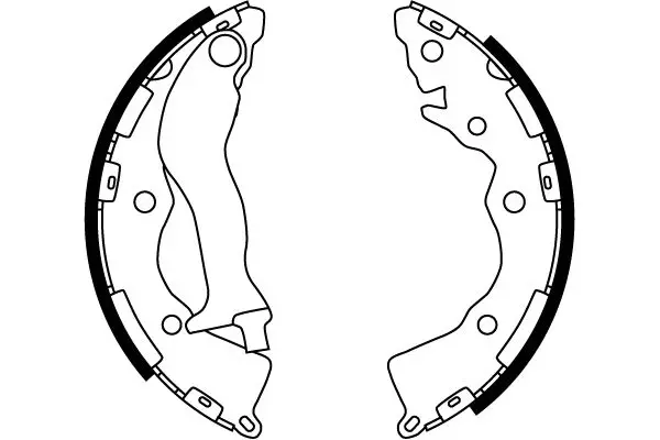 Handler.Part Brake shoe set TRW GS8766 2