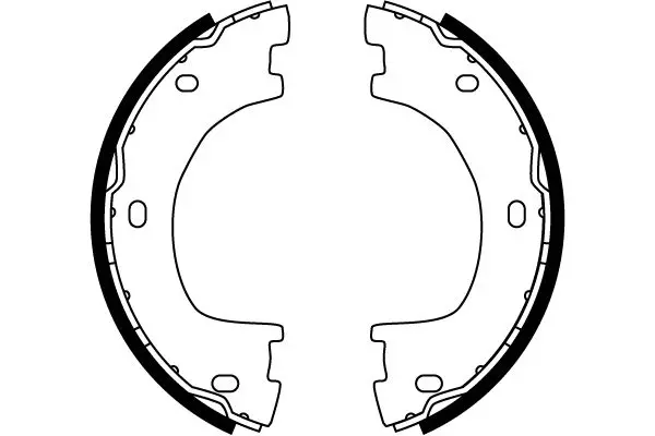 Handler.Part Brake shoe set, parking brake TRW GS8777 2