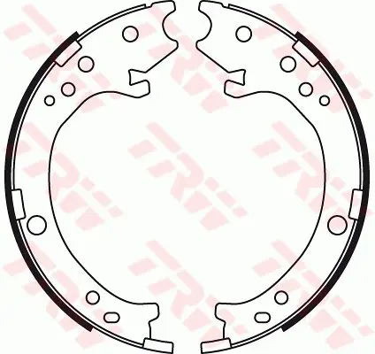 Handler.Part Brake shoe set, parking brake TRW GS8779 1