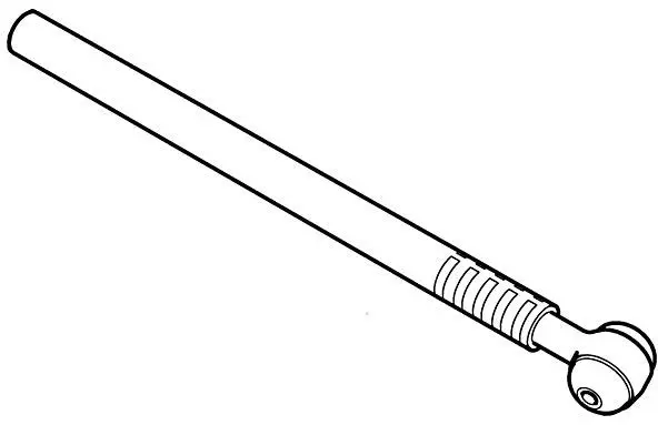 Handler.Part Tie rod axle joint TRW JAR498 1