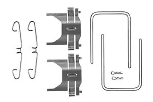 Handler.Part Accessory kit, disc brake pads TRW PFK115 1