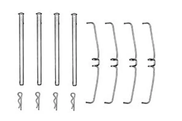 Handler.Part Accessory kit, disc brake pads TRW PFK141 1