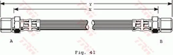 Handler.Part Brake hose TRW PHA149 1