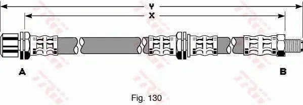 Handler.Part Brake hose TRW PHB252 1