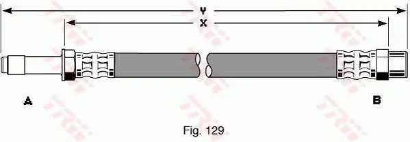 Handler.Part Brake hose TRW PHB255 1