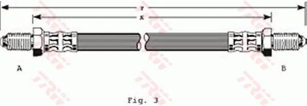 Handler.Part Brake hose TRW PHC123 1