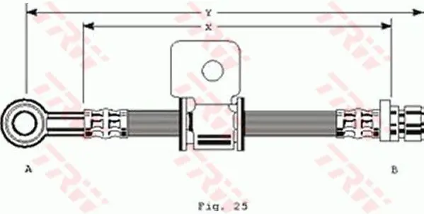 Handler.Part Brake hose TRW PHD106 1